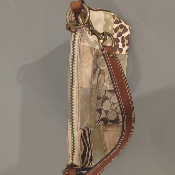 Vintage Coach Patchwork Leather Purse Y2K - Picture 14 of 16